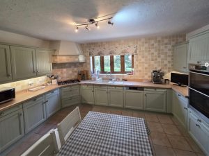 Full kitchen transformation. Sprayed in Vert De Terre New worktops fitted to completely refresh the space. Factory-grade 2K finish for a flawless, durable result built to last.
