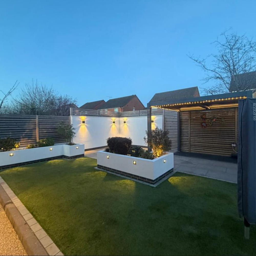 Exterior Painting of garden walls and features